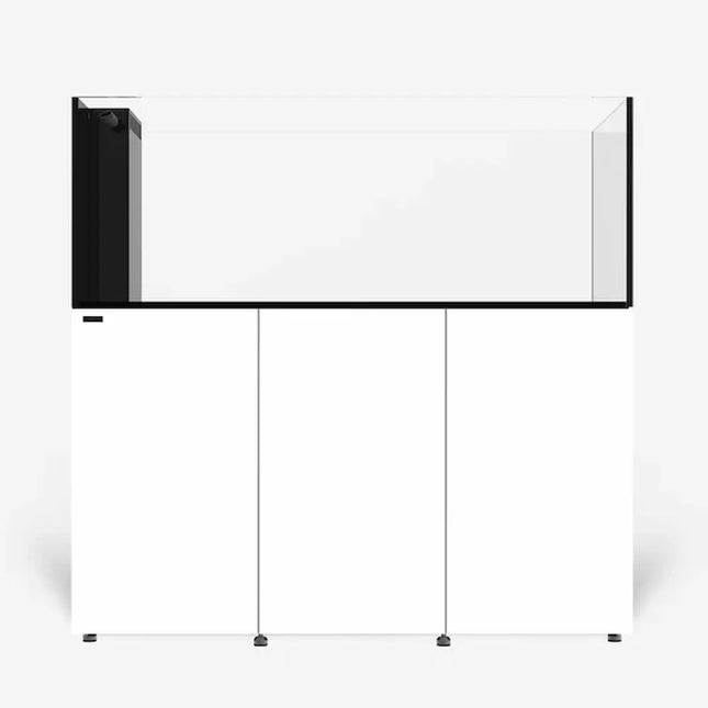 Acuario Waterbox Infinia Peninsula 6025 con sump completo y mueble de aluminio anodizado, diseño península panorámico de tres caras
