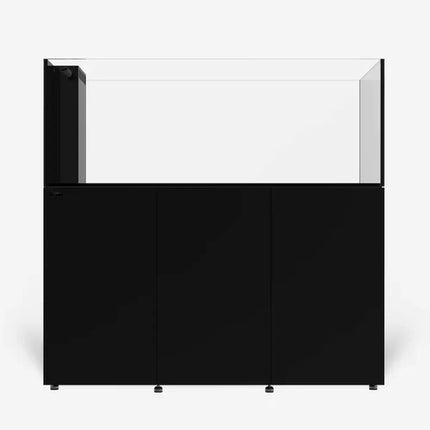 Acuario Waterbox Infinia Peninsula 6025 con sump completo y mueble de aluminio anodizado, diseño península panorámico de tres caras