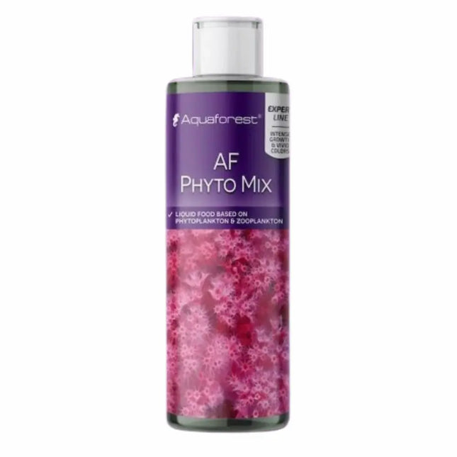 Aquaforest Phyto Mix Coral F – alimento líquido con fitoplancton y zooplancton para corales blandos (150 ml)