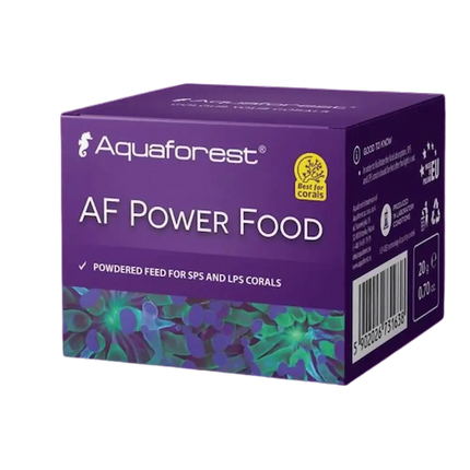 Aquaforest Power Food – alimento en polvo premium para corales SPS y LPS (20 g)