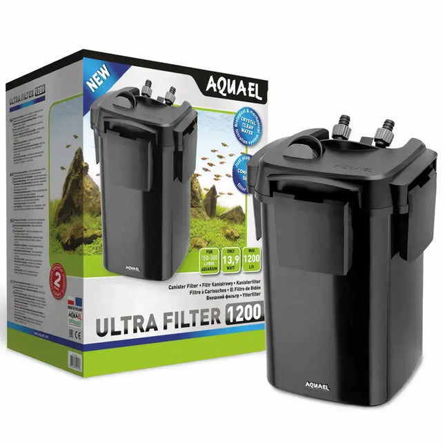 Filtro exterior AQUAEL Hypermax 4500 BT con control Bluetooth y gran capacidad filtrante