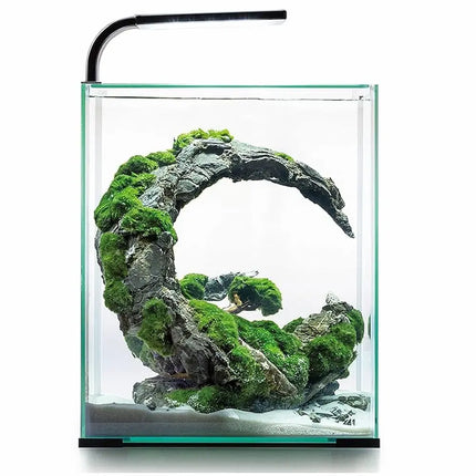 Acuario Aquael Shrimp Set con iluminación LED y filtro para gambas.