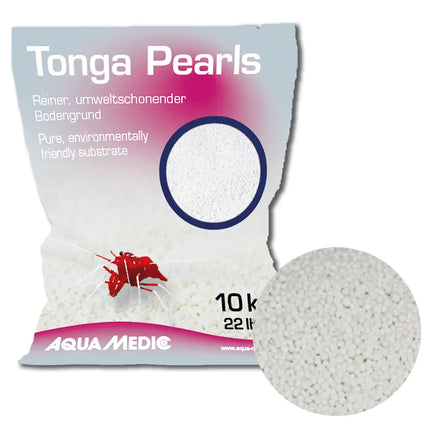 Saco de Aqua Medic Tonga Pearls con sustrato de coral natural triturado para acuarios marinos y de arrecife
