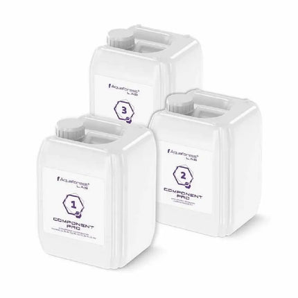 Botella de Aquaforest Components Pro suplemento líquido de oligoelementos para acuarios marinos de arrecife.