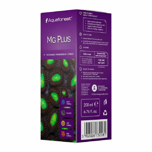 Aquaforest Mg Plus aditivo líquido para aumentar el magnesio en acuario marino