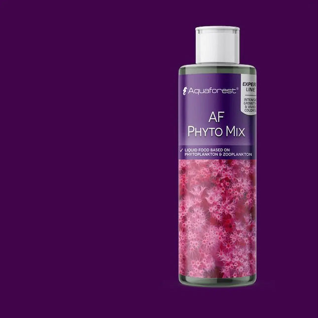Aquaforest Phyto Mix Coral F – alimento líquido con fitoplancton y zooplancton para corales blandos (150 ml)