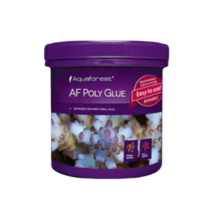 Aquaforest Poly Glue – pegamento polimérico en gránulos para unir corales y elementos decorativos en acuario marino reef