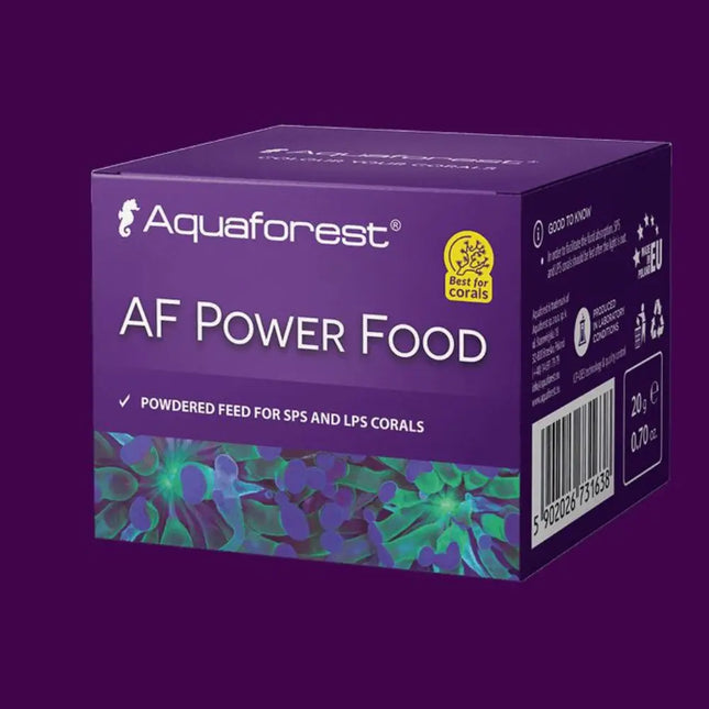 Aquaforest Power Food – alimento en polvo premium para corales SPS y LPS (20 g)