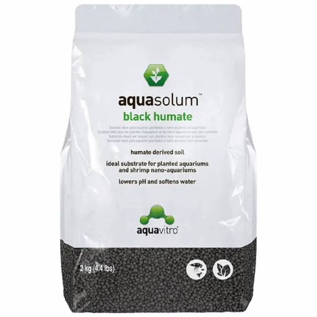 Sustrato Seachem Aquasolum Black Humate para acuarios plantados y gambarios en formato de 2 kg

