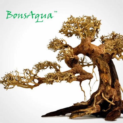 Bonsaqua Bonsai Caída Izquierda decorativo de madera natural para acuarios plantados o paisajismo acuático

