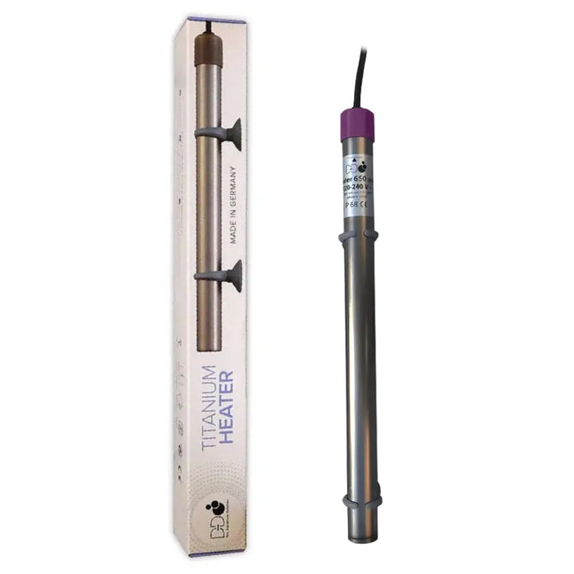 Calentador de titanio D-D Titanium Heater para acuarios, anticorrosión y de alta durabilidad.