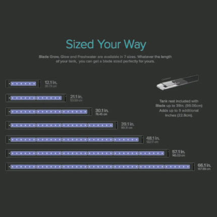 AI Blade Coral Grow – Pantalla LED Reef de Espectro Crecimiento para Corales