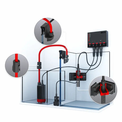 Rellenador Automático con 
Detector de Fugas y Sensor de Temperatura Red Sea Reef ATO