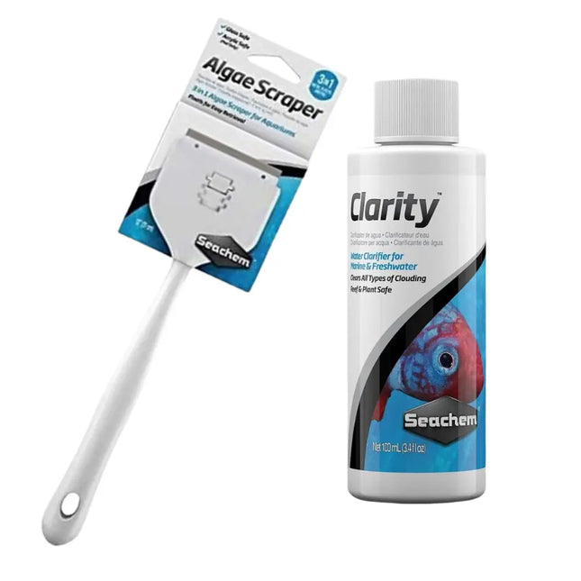 Pack Limpieza Total Seachem – Agua Cristalina y Cristales Impecables