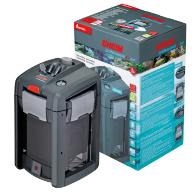 Filtro exterior con termocalentador EHEIM Professionel 4+T para acuarios – diseño compacto, tecnología Xtender y calentador integrado