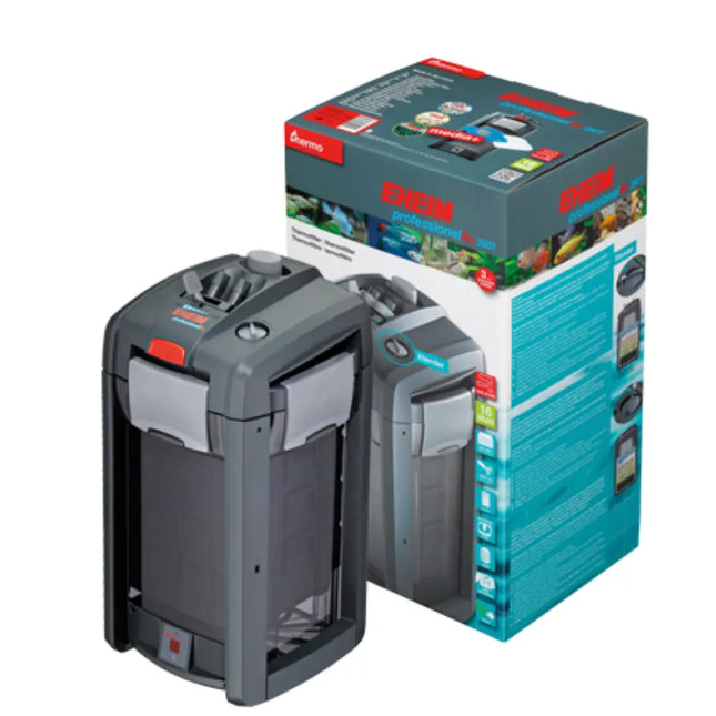 Filtro exterior con termocalentador EHEIM Professionel 4+T para acuarios – diseño compacto, tecnología Xtender y calentador integrado