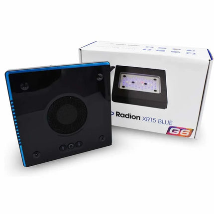 Pantalla LED EcoTech Marine Radion XR15 G6 Blue de 105 W con espectro azul y control inteligente para acuarios marinos reef.