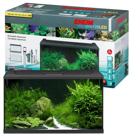 Eheim AquaPro LED 126 acuario completo de 126 litros con iluminación LED y filtro Aquaball