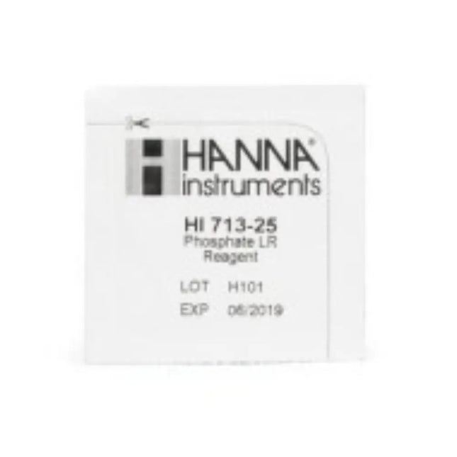 Pack Hanna Reactivo HI713-25 – 25 tests de fosfato para Checker HC en acuarios de agua dulce y sistemas ecológicos
