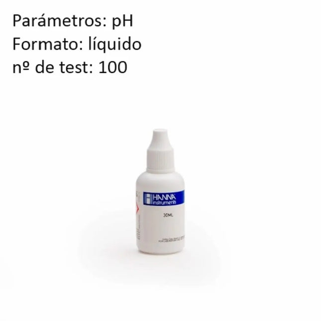 Reactivo pH HI780 de Hanna Instruments – Pack de 100 tests para Checker HC en acuarios marinos

