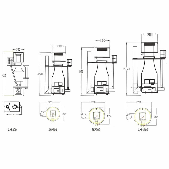 Aqua Ocean Skimmer Pro – Espumador Profesional para Acuarios Marinos