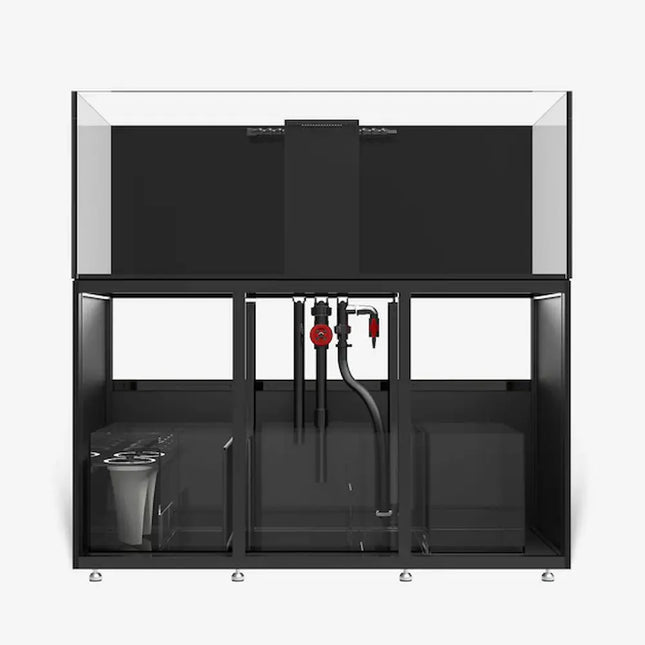Acuario Waterbox Infinia Reef 190.5 con sumidero y mueble de aluminio anodizado para arrecife marino profesional