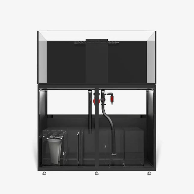 Acuario Waterbox Infinia Reef 150.4 con sumidero y mueble de aluminio anodizado para arrecife marino