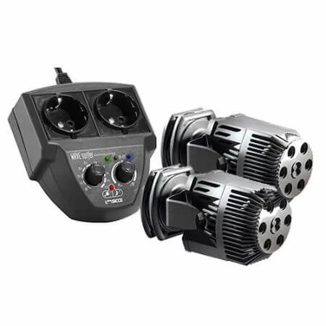 Kit Sicce Voyager con Controlador Wave Surfer para acuarios marinos, flujo regulable y simulación de olas

