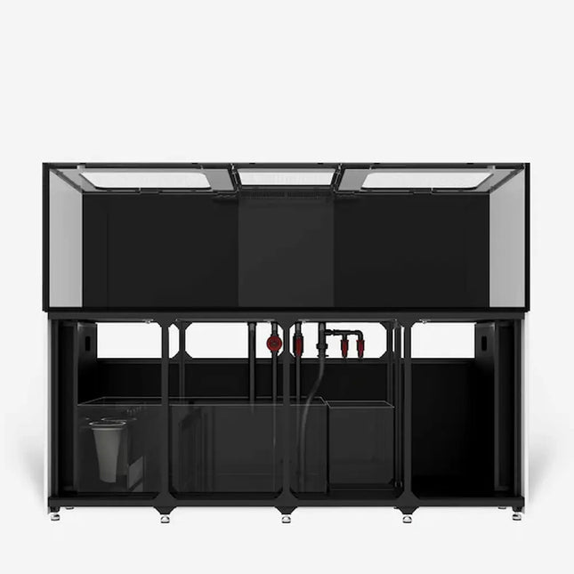 Acuario Waterbox Reef LX 330.7 con sumidero y mueble de aluminio anodizado para arrecife marino de gran formato