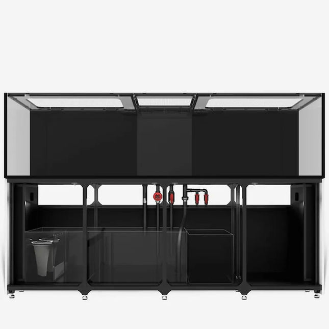 Acuario Waterbox Reef LX 380.8 con sumidero completo y mueble de aluminio anodizado para sistemas marinos profesionales