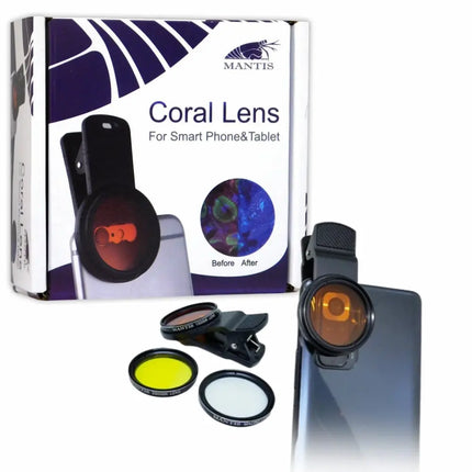 Mantis Lens Filter Kit filtros ópticos para fotografía de acuario, reducción de reflejos y realce de colores
