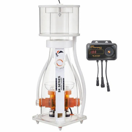 Espumador de proteínas Maxspect MJ-SK400 para acuarios marinos, con bomba silenciosa y tecnología de doble rueda de agujas.