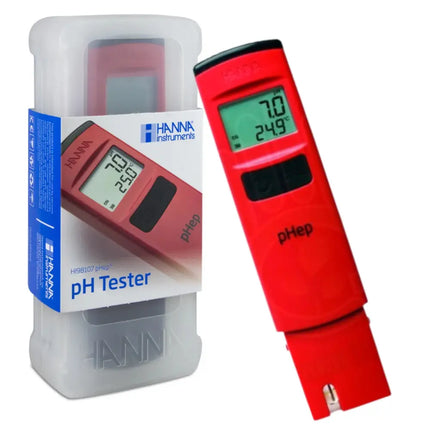 Medidor digital de pH Hanna HI98107 portátil de alta precisión
