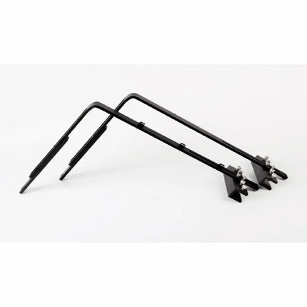 Orphek Mounting Arm Kit ajustable instalado con barra LED Orphek sobre acuario.