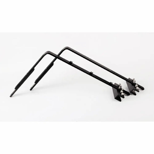Orphek Mounting Arm Kit ajustable instalado con barra LED Orphek sobre acuario.
