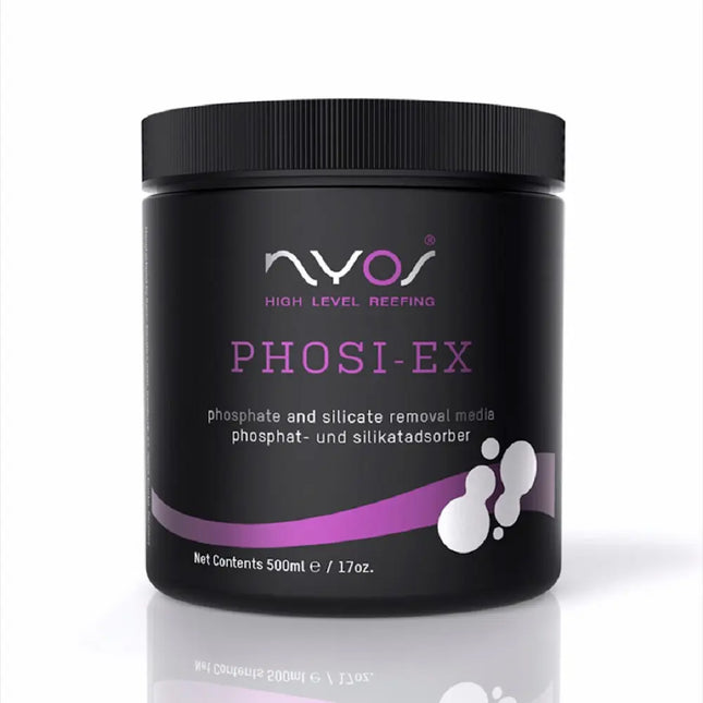 Nyos Phosi-Ex – Absorbente de fósforo para acuarios marinos y de agua dulce, control de algas y mejora de calidad del agua

