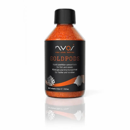 Nyos Goldpods 250 ml – concentrado líquido de copépodos para peces delicados y corales LPS