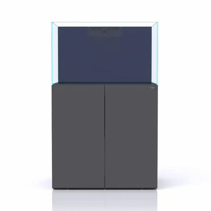 Acuario Nyos Opus G2 300 Slim Line con vidrio ultra claro, sump integrado y mueble moderno de cierre suave.