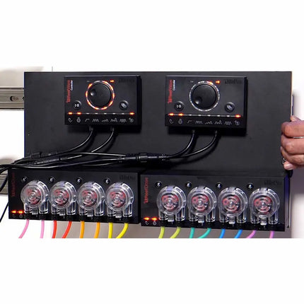 Panel deslizante Red Sea Reef Slide Control Panel para organización de controladores y equipos de acuario