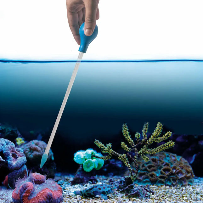 Pipeta DVH para alimentación precisa de corales e invertebrados en acuarios marinos