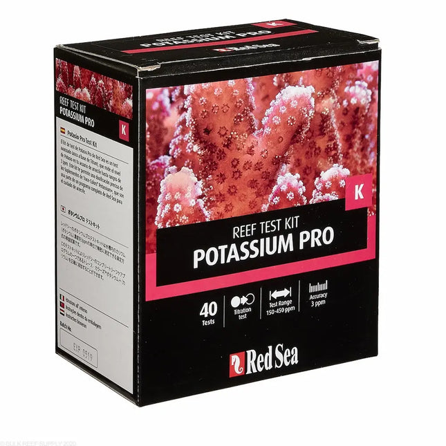 Kit Red Sea Test Potasio Pro para medición precisa de potasio en acuarios marinos y de arrecife

