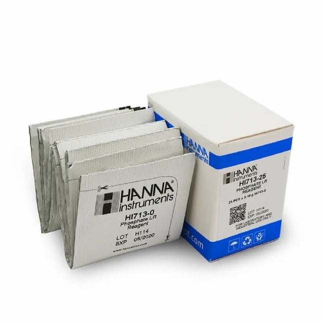 Pack de reactivos Hanna HI736 para fósforo ultra bajo – 25 tests para Checker HC, ideal en acuarios marinos y control de fosfatos

