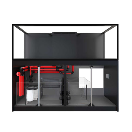 Acuario Red Sea REEFER 750 G3 con vidrio ultra claro y sump profesional.