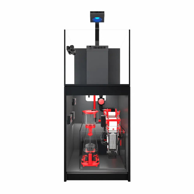 Acuario marino Red Sea REEFER MAX 170 G3 de 165 litros con iluminación ReefLED G2, skimmer RSK DC 300, filtración ReefMat 250 y sistema de circulación ReefWave 25.