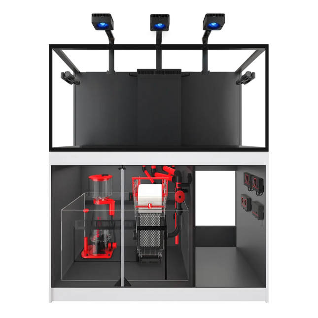 Acuario Red Sea REEFER MAX 625 G3 con ReefLED, ReefMat, Slide Out Control Panel 60 y Utility Basket.