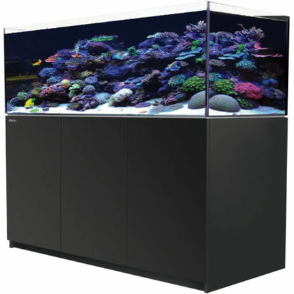 Red Sea REEFER MAX S-850 G3 — acuario marino completo de 850 L con iluminación ReefLED G2, skimmer DC 900 y mueble de aluminio.
