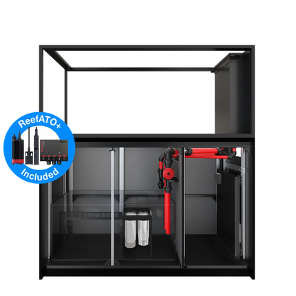 Red Sea REEFER Peninsula S-700 G3 — acuario marino península de 705 L con vidrio ultra claro y sump refugium-ready.