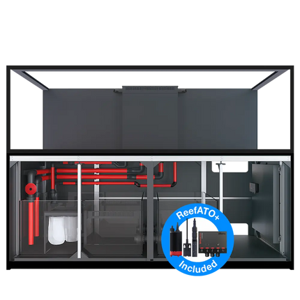 Red Sea REEFER S-1000 G3 — acuario marino de 1000 L con vidrio ultra claro y mueble de aluminio con especificación marina.