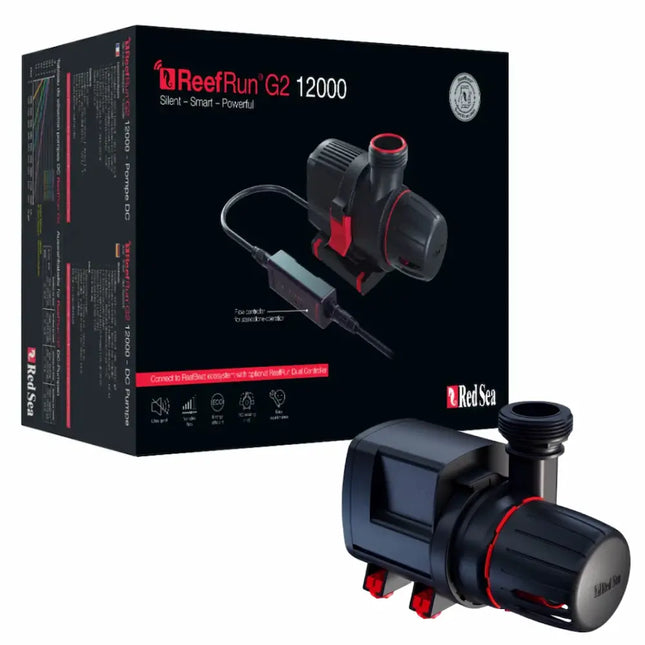 Bomba de circulación Red Sea ReefRun G2 con salida giratoria de 180° y controlador de flujo integrado.