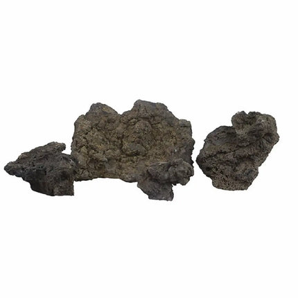 Roca volcánica porosa para acuarios – piedra natural decorativa con función filtrante

